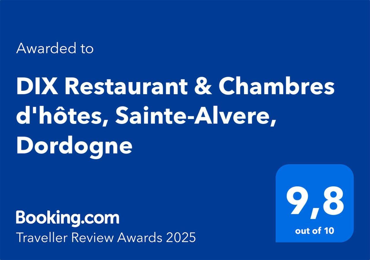 Dix Restaurant & Chambres D'Hotes, Sainte-Alvere, Dordogne Экстерьер фото